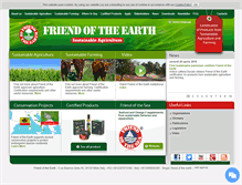 Tablet Screenshot of friendoftheearth.org